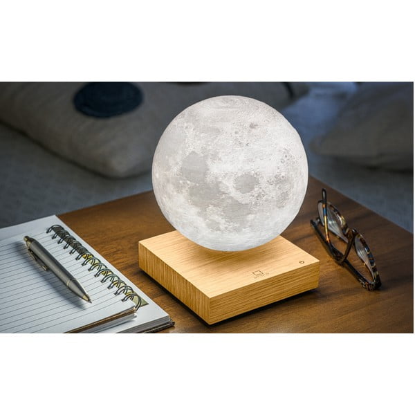 Natúr színű LED asztali lámpa (magasság 14 cm) Moon – Gingko-image-4