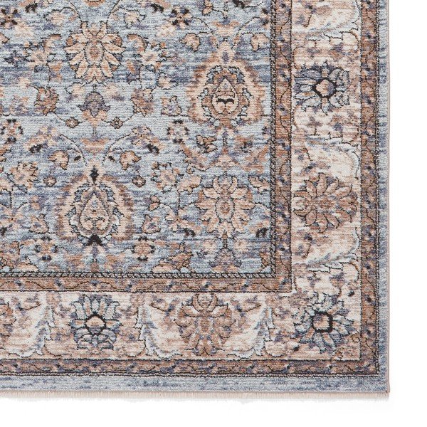 Kék-krémszínű futószőnyeg 80x300 cm Vintage – Think Rugs-image-4