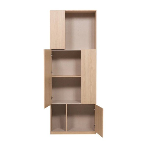Natúr színű moduláris szekrény 80x215 cm Build – WOOOD-image-3