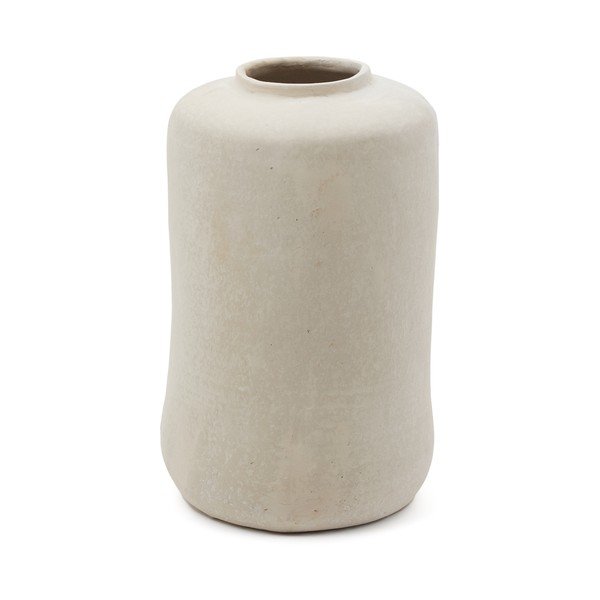 Krémszínű papírmasé magas váza (magasság 55 cm) Serina – Kave Home