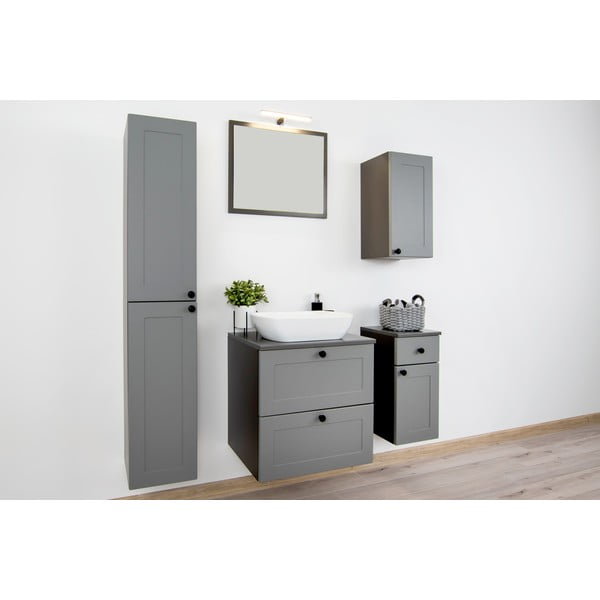 Fali tükör 60x50 cm Senja – STOLKAR-image-2