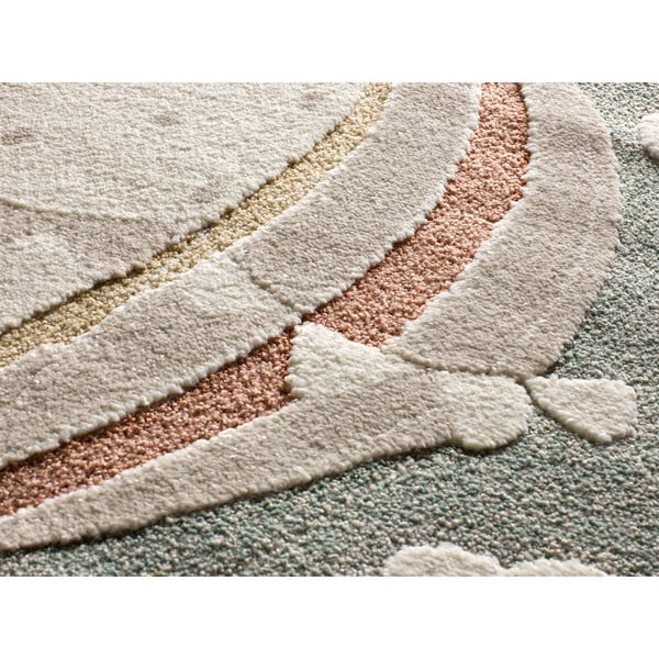 Zöld-bézs gyerek szőnyeg 120x170 cm Clown – Universal-image-2