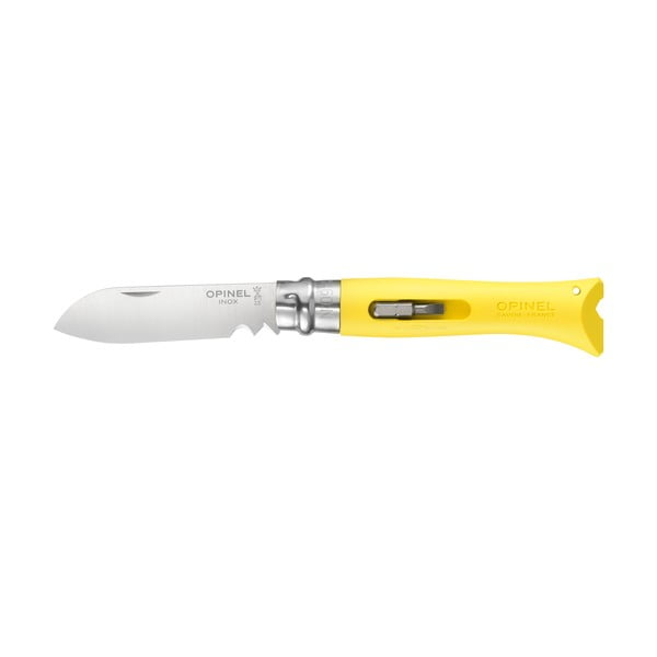 N°09 multifunkciós sárga összecsukható kés - Opinel