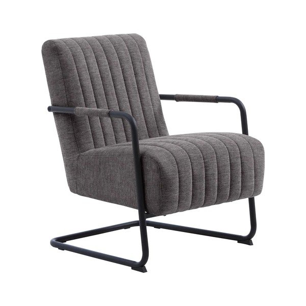 Sötétszürke fotel Trout – Unique Furniture