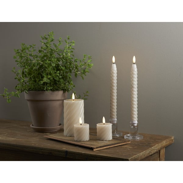 LED gyertya (magasság 15 cm) Flamme Swirl – Star Trading-image-4