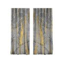 Szürke-aranyszínű függöny szett 2 db-os 140x260 cm – Mila Home