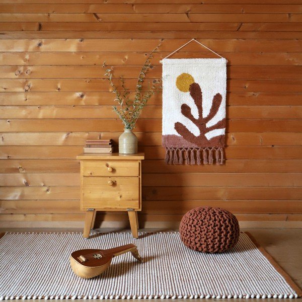 Narancssárga gyapjúkeverék szőnyeg 200x140 cm Bergen - Nattiot-image-3