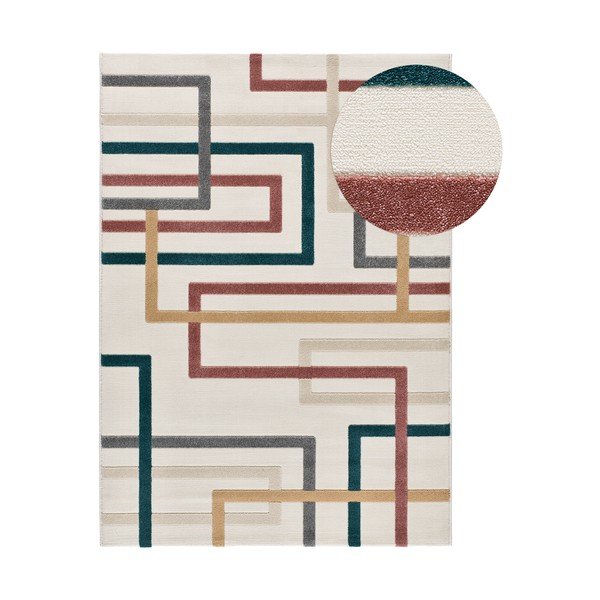 Krémszínű szőnyeg 133x190 cm Karisma – Universal