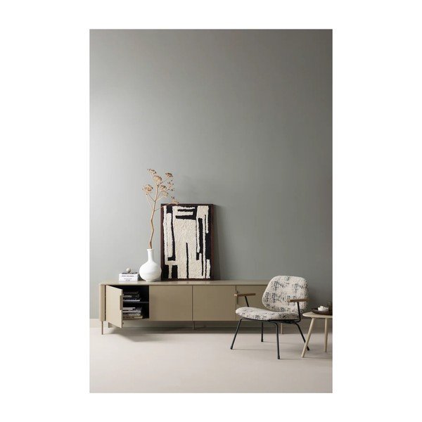 Bézs zsenília fotel Aure – WOOOD-image-2