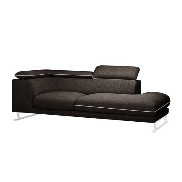 Gigi Big barna jobb oldali kanapé, krémszínű elemekkel - L'Officiel Interiors