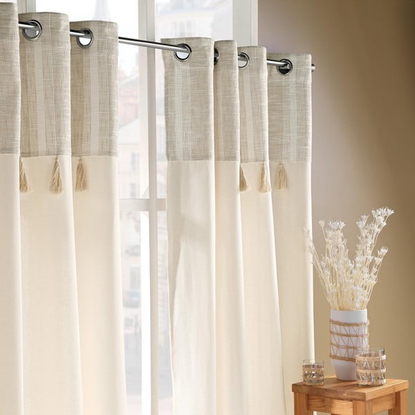 Natúr színű függöny 140x240 cm Island – douceur d'intérieur-image-3