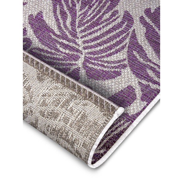 Monstera lila-bézs kültéri szőnyeg, 160 x 230 cm - NORTHRUGS-image-4