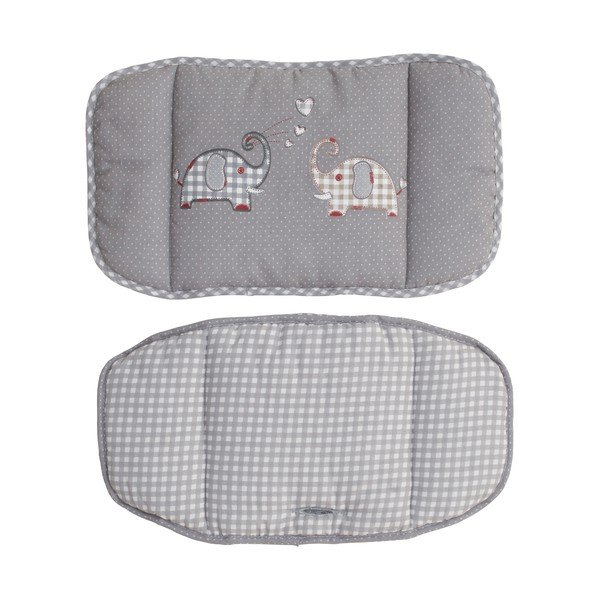 Szürke etetőszék huzat Jumbo twins – Roba