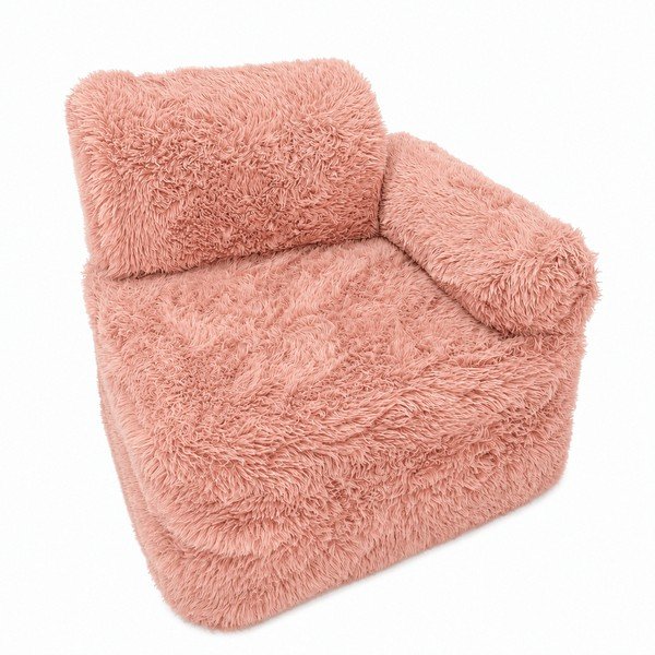 Világos rózsaszín gyerek fotel Mammoth – Meowbaby