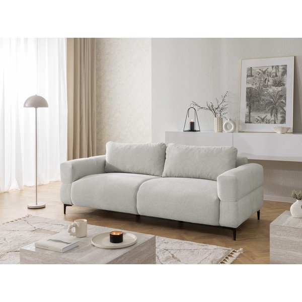 Világosszürke kanapé 217 cm Helio – Ropez-image-4