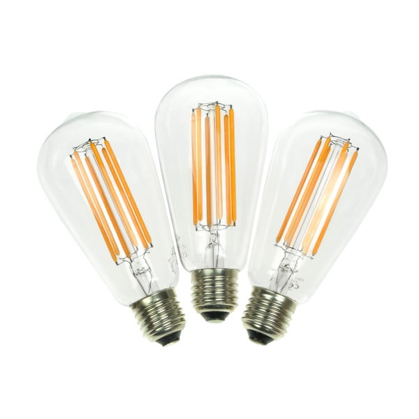 MARINE Linear LED izzó, E27 6,5W, 3 darab - Bulb Attack