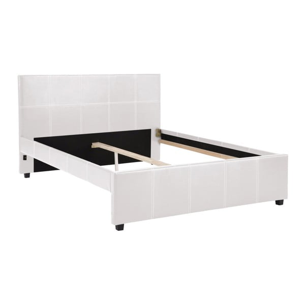 Margit fehér kétszemélyes ágy, 180 x 200 cm - Støraa