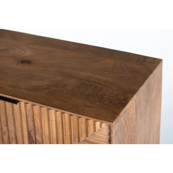 Natúr színű mangófa TV-állvány 160x58x40 cm Nereida – MOME-image-1