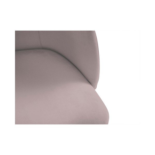 Aurora púderrózsaszín étkezőszék bársony kárpittal - Windsor & Co Sofas-image-4