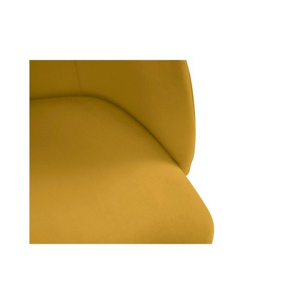 Aurora sárga étkezőszék bársony kárpittal - Windsor & Co Sofas-image-4