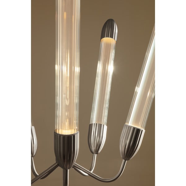 Ezüstszínű acél függőlámpa üveg búrával ø 69 cm Lemon Squeeze – UMAGE-image-2