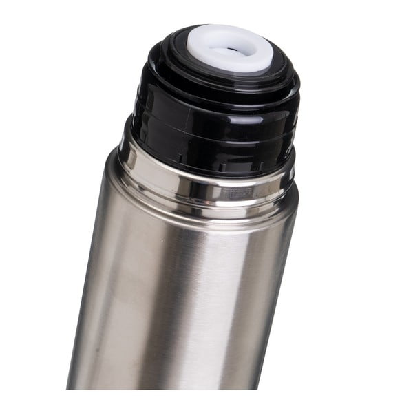 Ezüstszínű termosz 1 l – Casa Selección-image-2