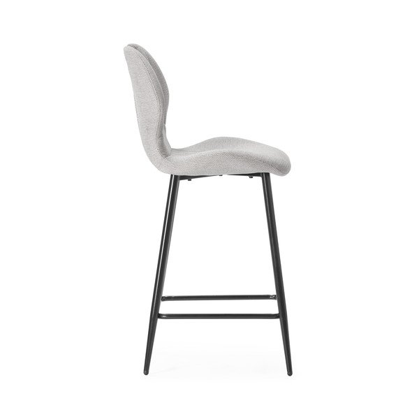 Bézs kárpitozott bárszék szett 2 db-os (ülésmagasság 65 cm) Muli – Marckeric-image-3