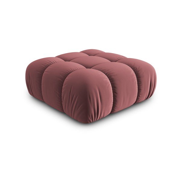 Rózsaszín bársony lábtartó Bellis – Micadoni Home-image-3