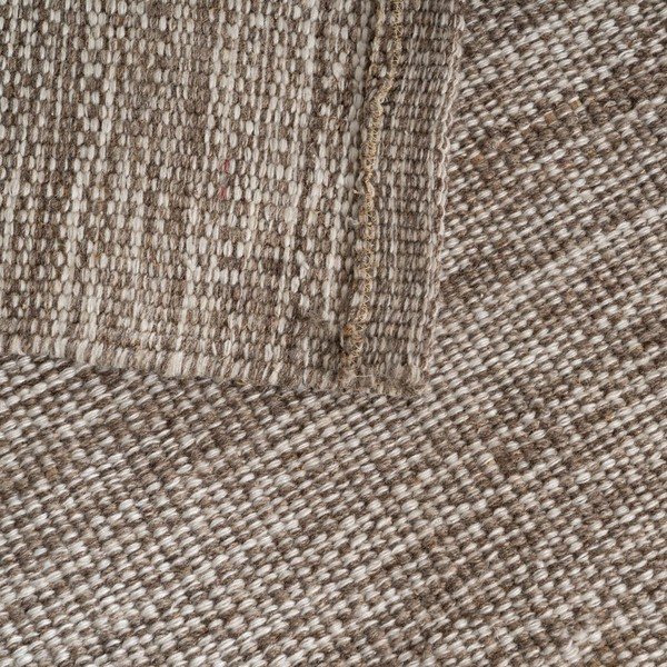 Barna kétoldalas gyapjúkeverék szőnyeg 80x150 cm – Ixia-image-3