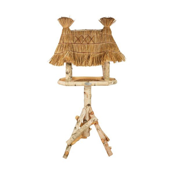 Nádtetős fa madáretető, magasság 156 cm - Esschert Design