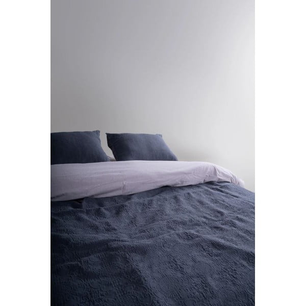 Sötétszürke jacquard ágytakaró és párnahuzat szett 240x260 cm Jacquard – Mila Home Luxury-image-2