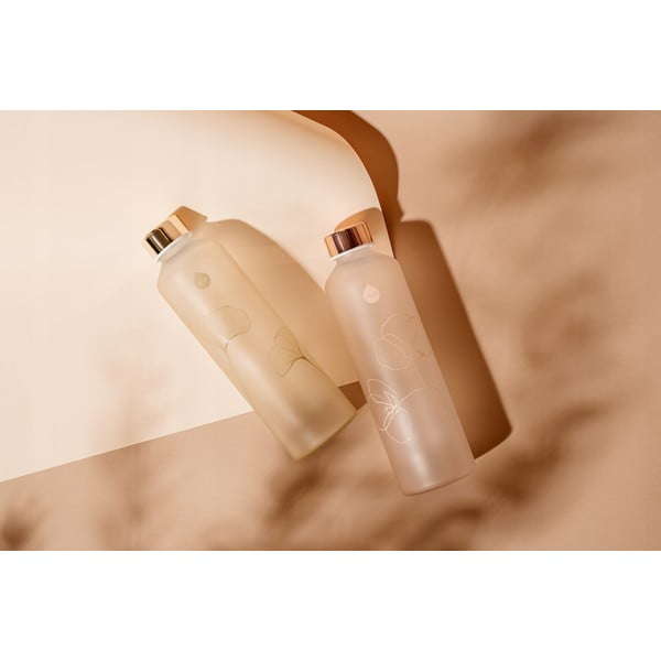 Ivópalack boroszilikát üvegből 750 ml Mismatch Gingko - Equa-image-1