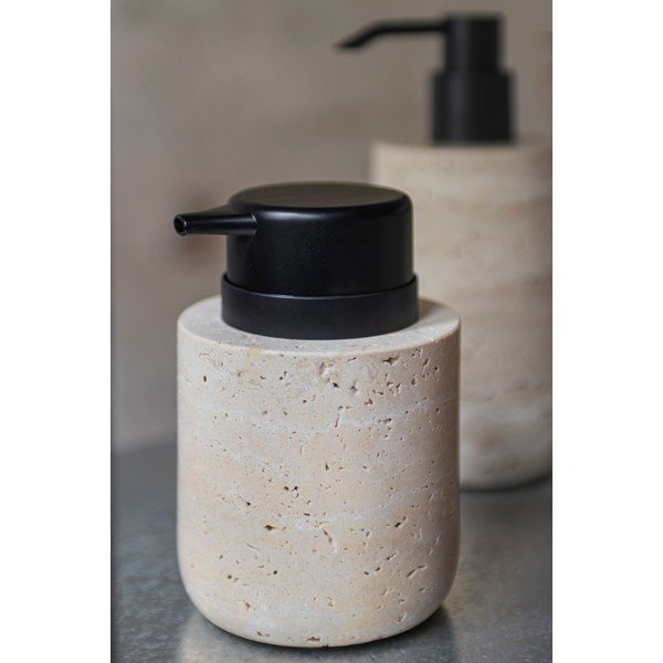Bézs kő szappanadagoló 250 ml Travertine – Mette Ditmer Denmark-image-2