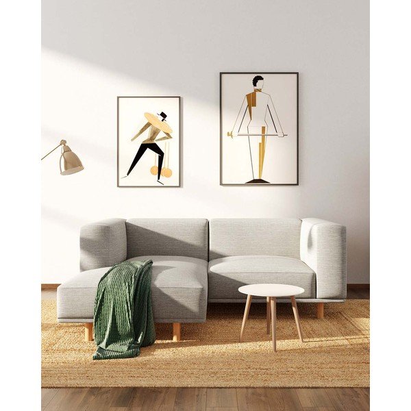 Világosszürke sarokkanapé (bal oldali) Kukumo – Ame Yens-image-1