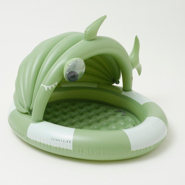 Felfújható gyerek medence Shark Tribe - Sunnylife-image-1