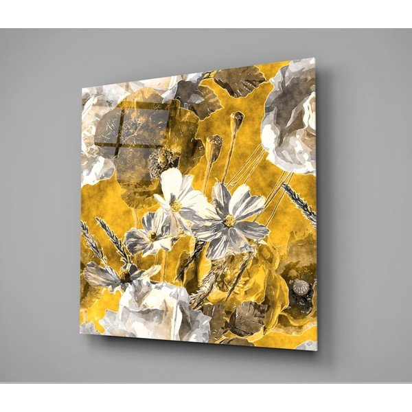 Daisies üvegkép, 40 x 40 cm - Insigne-image-3