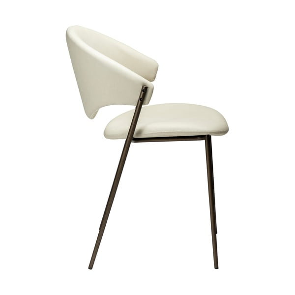 Elefántcsont színű bőrutánzat étkezőszék Zone – DAN-FORM Denmark-image-2