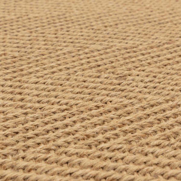 Natúr színű kétoldalas-kézi szövésű juta szőnyeg 240x340 cm Bordo Herringbone Linen – Asiatic Carpets-image-2