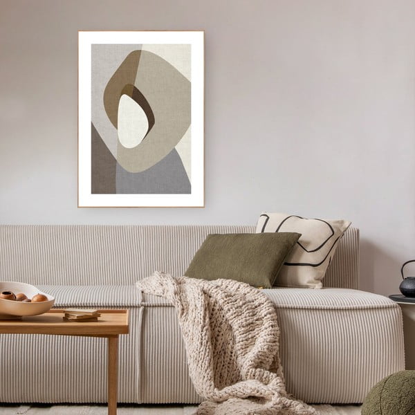 Kép 70x100 cm Picasa Greige – Malerifabrikken-image-1