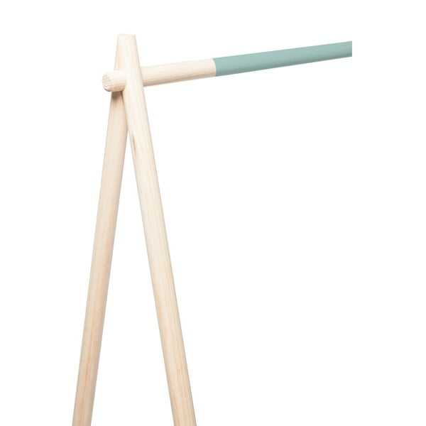 Minimal ruhaállvány világoszöld részletekkel - Really Nice Things-image-2