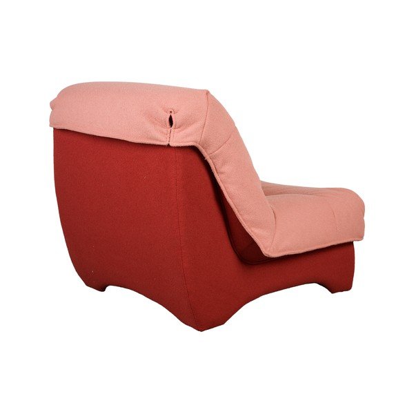 Piros-rózsaszín fotel Twister – White Label-image-4