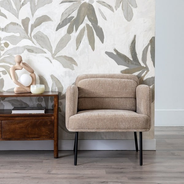 Zöld zsenília fotel Bind – Ixia-image-1