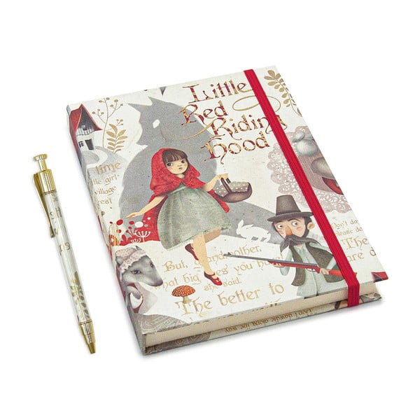 Jegyzetfüzet golyóstollal 192 oldal Little Red Riding Hood – Kartos
