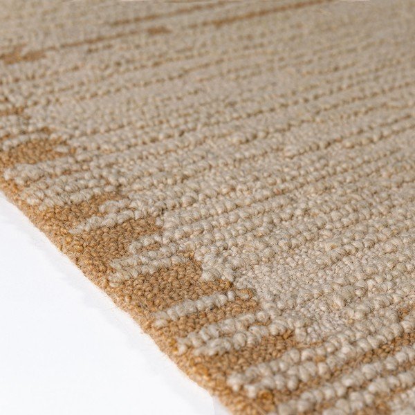 Natúr színű kézi szövésű gyapjú szőnyeg 140x200 cm Harris Modula Wool – Flair Rugs-image-2