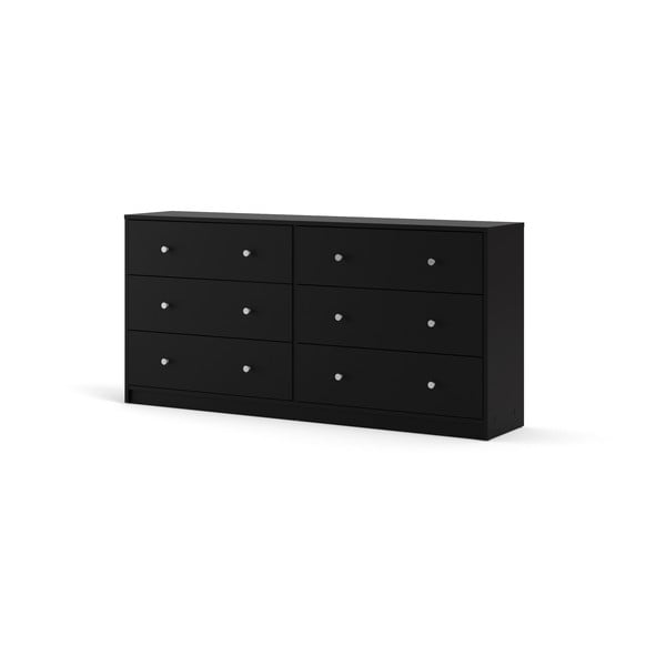 May fekete komód, 143 x 68 cm - Tvilum-image-3
