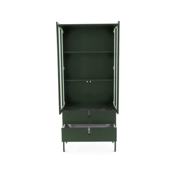 Uno sötétzöld vitrin, szélesség 76 cm - Tenzo-image-3