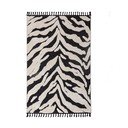 Fekete-fehér szőnyeg 133x190 cm Esra Zebra – Flair Rugs