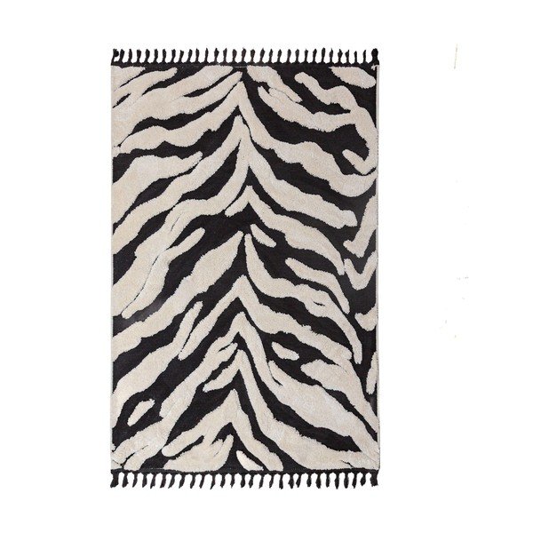 Fekete-fehér szőnyeg 160x230 cm Esra Zebra – Flair Rugs