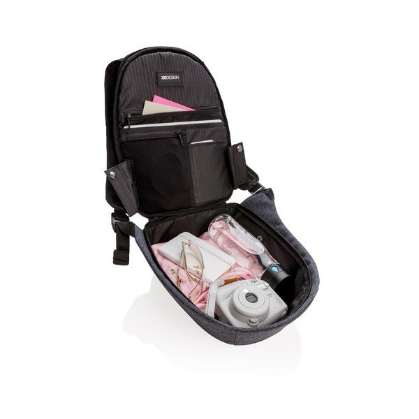 Elle Protective kék-szürke női biztonsági hátizsák, 8 l - XD Design-image-1