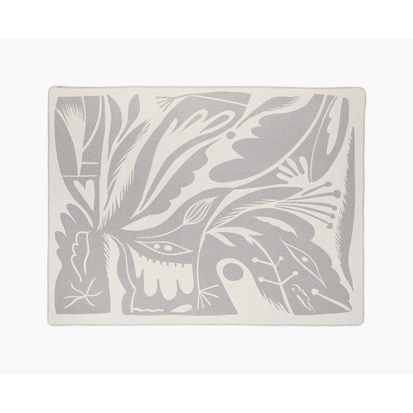 Világosszürke takaró 165x200 cm Lino – noo.ma-image-4